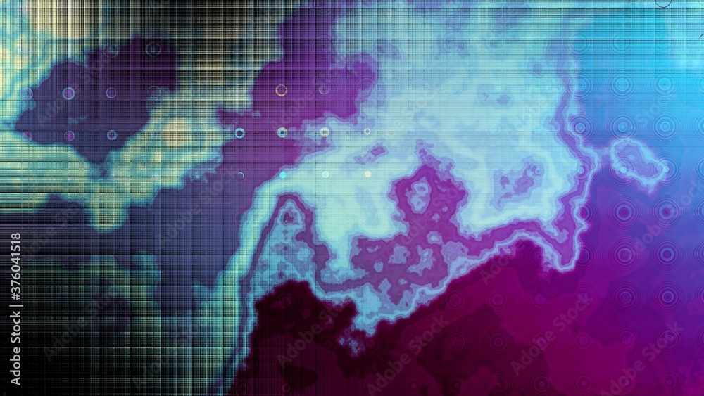Obraz premium Abstract fractal pattern.. Aspect ratio 16 : 9