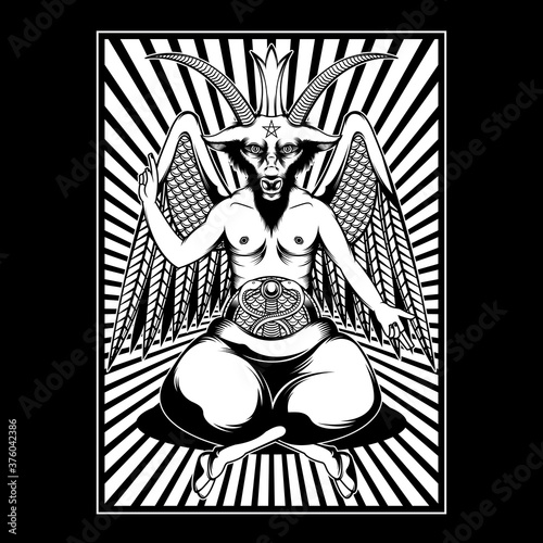 symbol baphomet logo photo