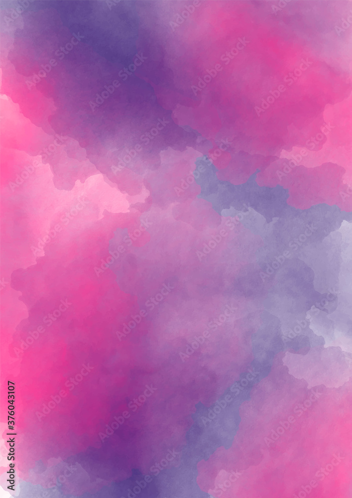 pink violet bright, rich watercolor background