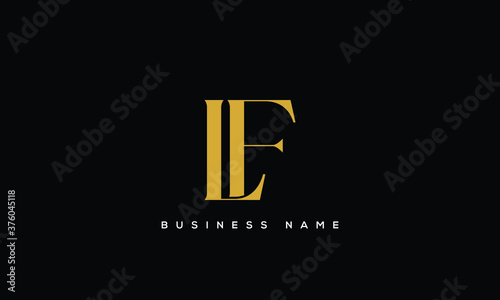 Minimal modern line art letter FL logo. This logo icon incorporate with two letter F and L in the creative way.