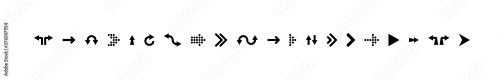 Arrows. Arrows vector icons. Cursor symbols. Vector illustration Arrows. Arrows vector icons. Cursor symbols. Vector illustration