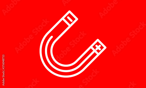 magnet vector icon