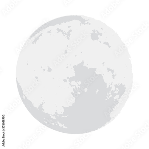 moon full space satellite icon