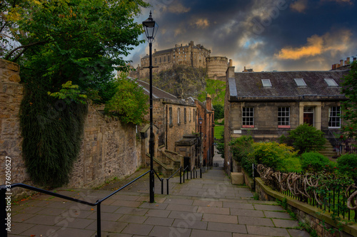 The vennel, Edinburgh, Scotland. photo