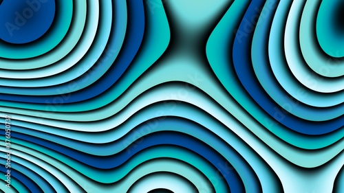 Abstract wavy uturistic image. Horizontal background with aspect ratio 16 : 9