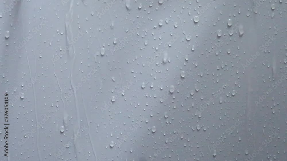 Rain and water droplets are flowing through the walls. Rain and water droplets are flowing through the walls.