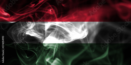 Hungary smoke flag
