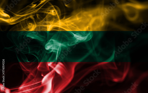 Lithuania smoke flag