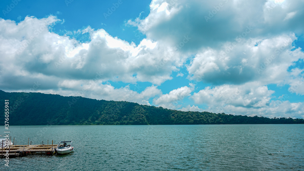 lake and clouds