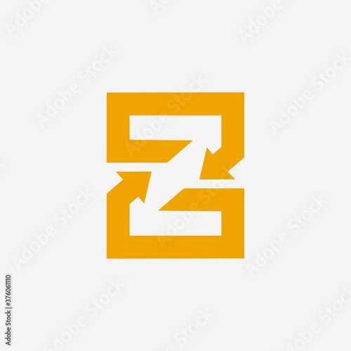 Letter Z logo icon design template elements	