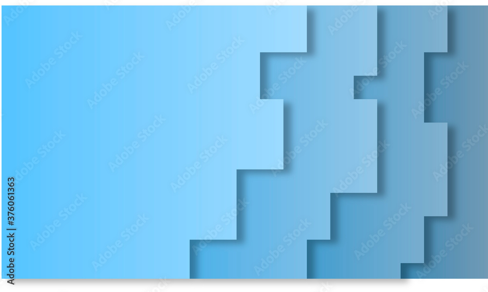 Abstract background in light blue paper style Abstract background in light blue paper style