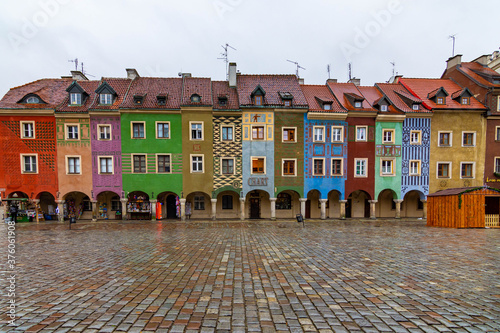 The old town in Poznan, Poland. 