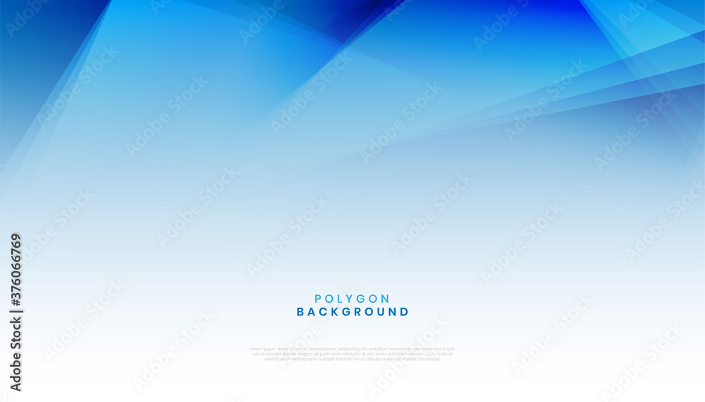 Obraz premium abstract modern blue polygon shape background