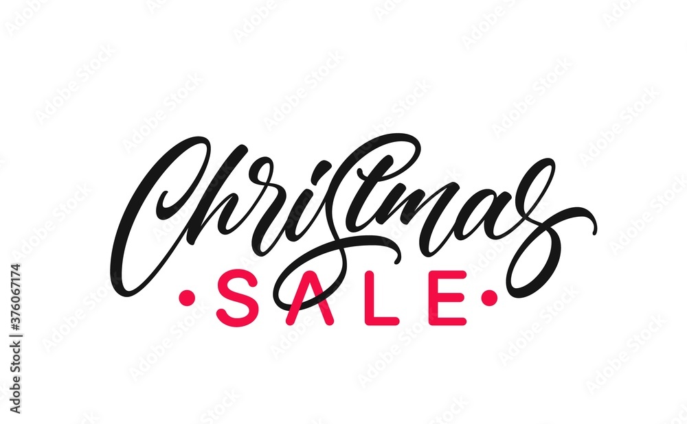 Christmas Sale text clipart for сomplement for your ad design.