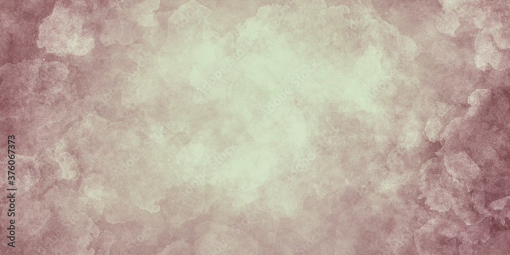 pink grunge abstract stylish faded background with space effect, noise, spots and light space in the center