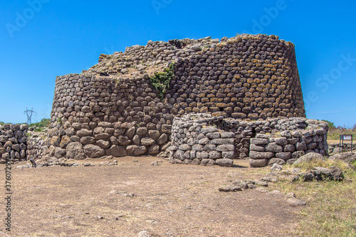 The nuraghe, ancient megalithic edifice found in Sardinia. Italy