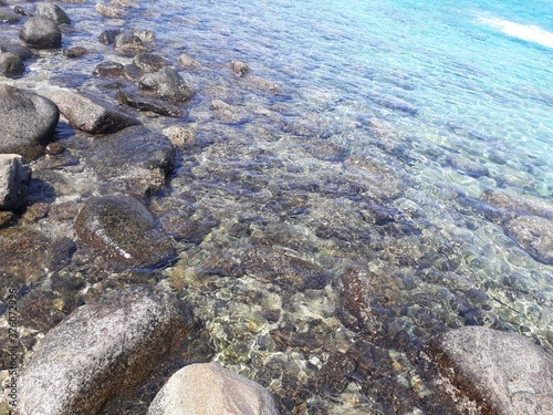 rocks in the sea