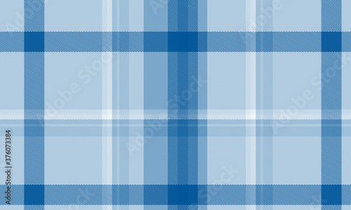 Beautiful classic blue plaid pattern background photo