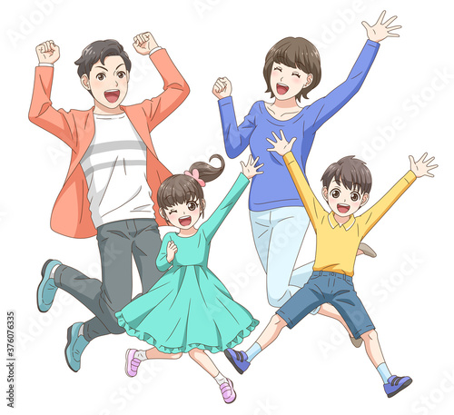 ジャンプする家族＿二世代