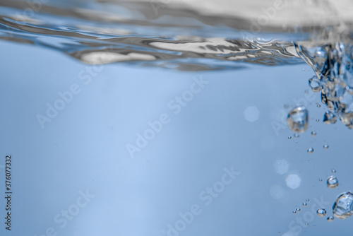 Abstract clean water with copy space for background