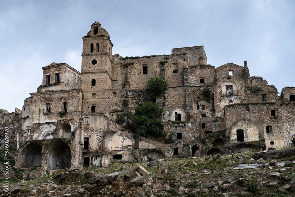 Ghost town of Craco in Italy