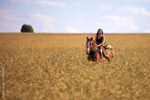 Girl and horse
