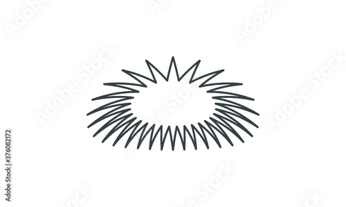  star icon vector on white background, vector symbol