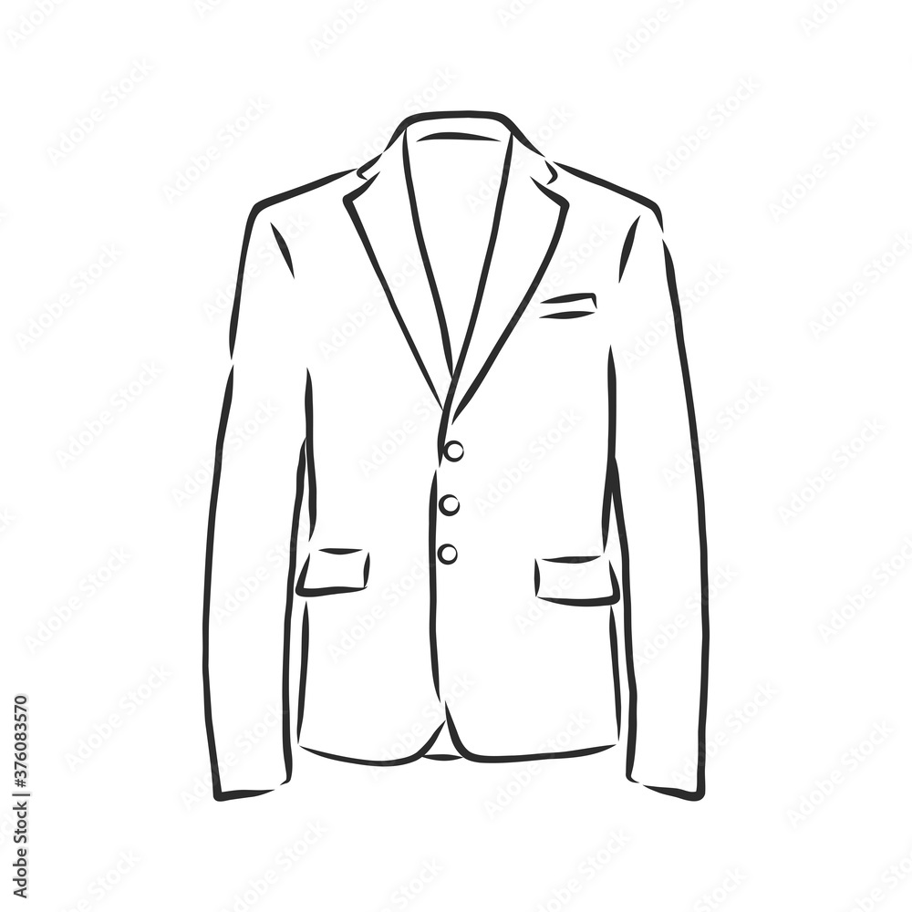 Vector illustration men's jacket. Clothes in business style, Vector illustration men's double-breasted jacket. Clothes in business style Vector illustration men's jacket. Clothes in business style, Vector illustration men's double-breasted jacket. Clothes in business style