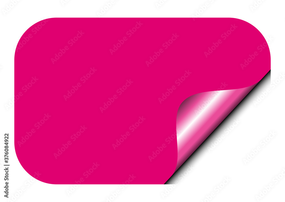 sticker note with flip corner curl sticker note with flip corner curl