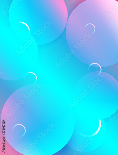 Abstract. Colorful geometric circle shapes background.,light and shiny for layout, brochure,page, poster. Vector, illustration.