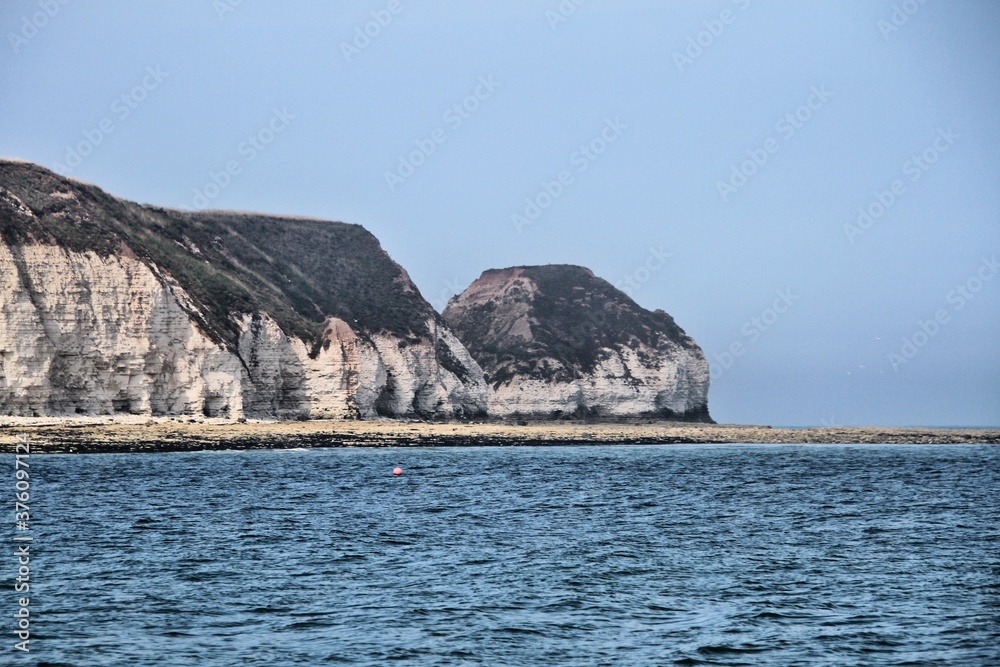 A view of Bempton Cliffs in Yorkshire
