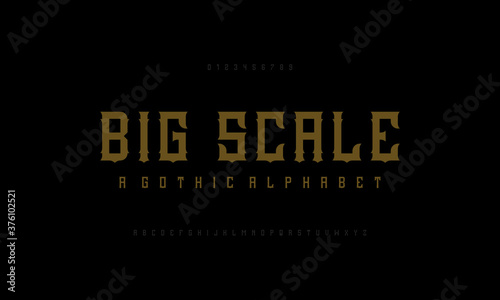 Typography elegant. Vector illustration word. Typeface design a to z.