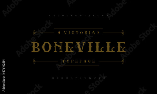 Typography alphabet. Font set a to z. Modern design vector illustration.