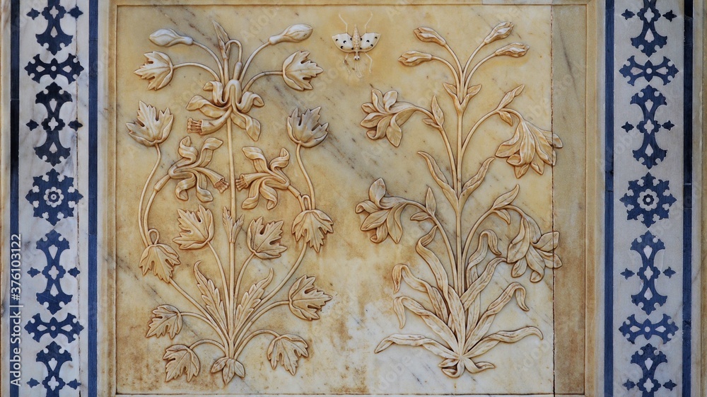 detail of marble stone 