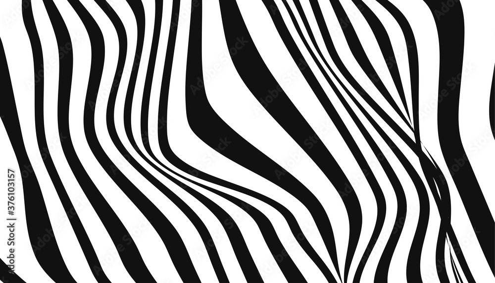 Minimal abstract background with black and white background, Black wavy line pattern, optical art, modern wavy, geometric line stripes vector illustration. EPS 10. Minimal abstract background with black and white background, Black wavy line pattern, optical art, modern wavy, geometric line stripes vector illustration. EPS 10.