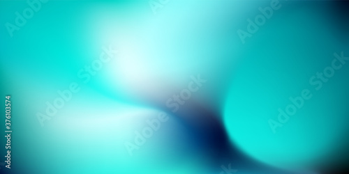 Abstract Gradient teal white blue background. Blurred mint turquoise green water backdrop for your graphic design, banner, summer, winter or aqua poster, website
