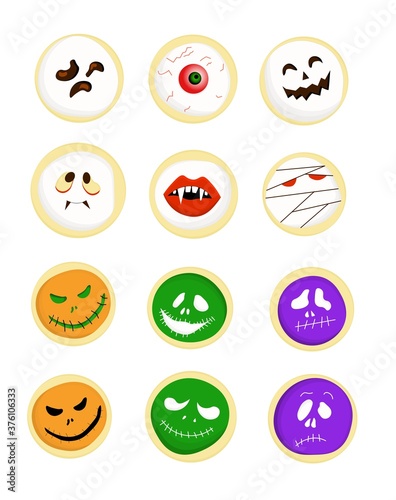 Halloween treat. Baking or candy. Scary characters. Halloween recipes..