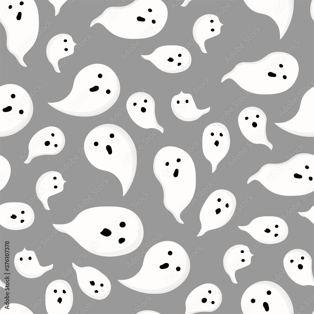 Halloween pattern seamless. Digital paper halloween. Ghosts pattern