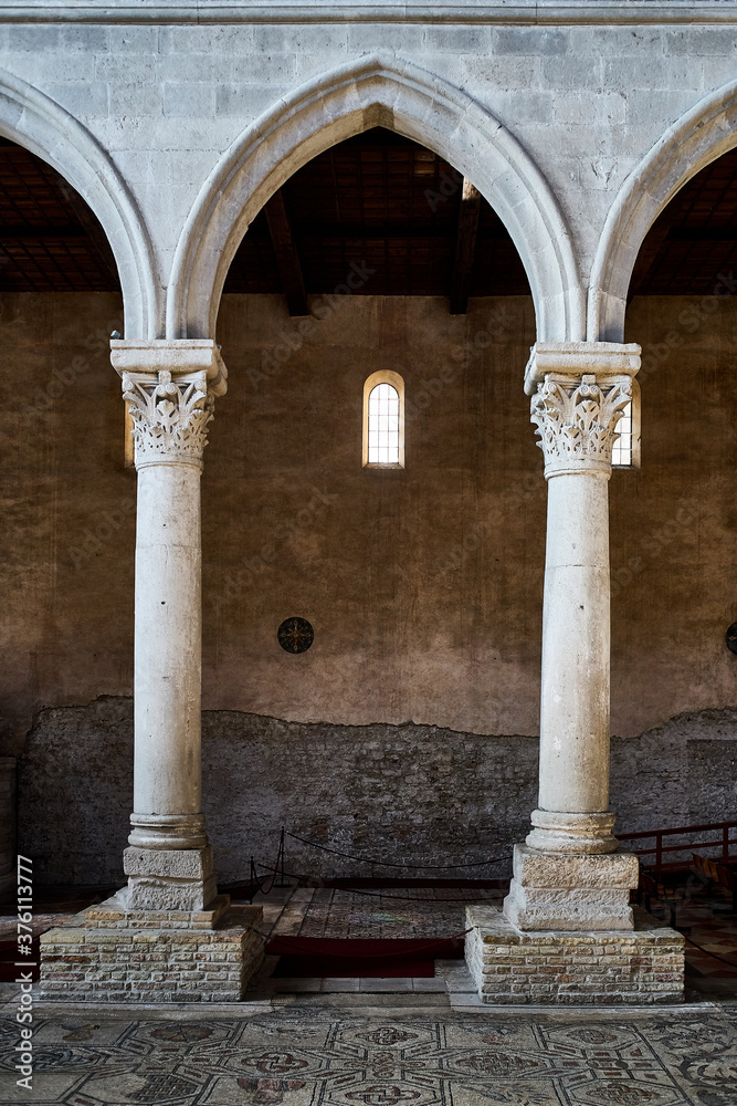 The basilica of Aquileia, Italy