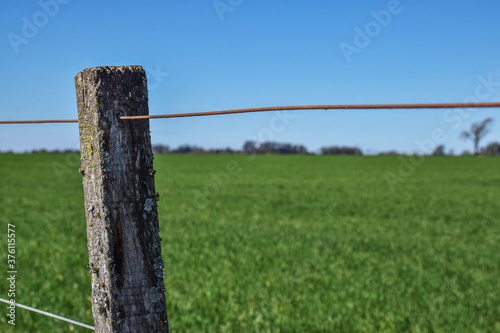 Poste en el campo