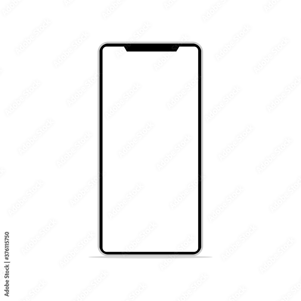Icon banner of new smartphone. Vector illustration eps 10 Icon banner of new smartphone. Vector illustration eps 10