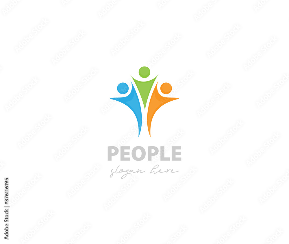 People link logo design	