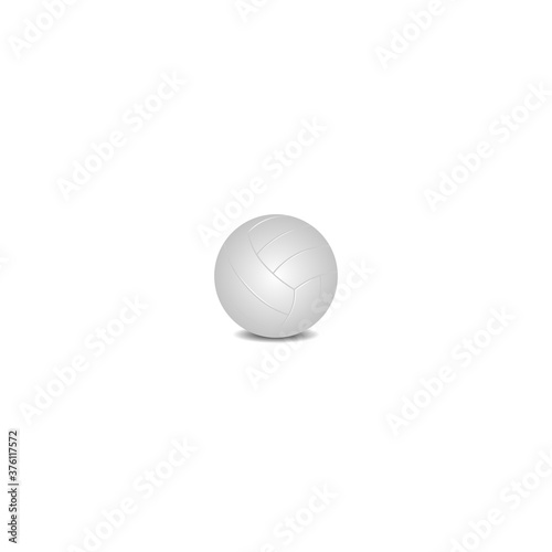 Realistic volleyball ball icon. Vector illustration eps 10