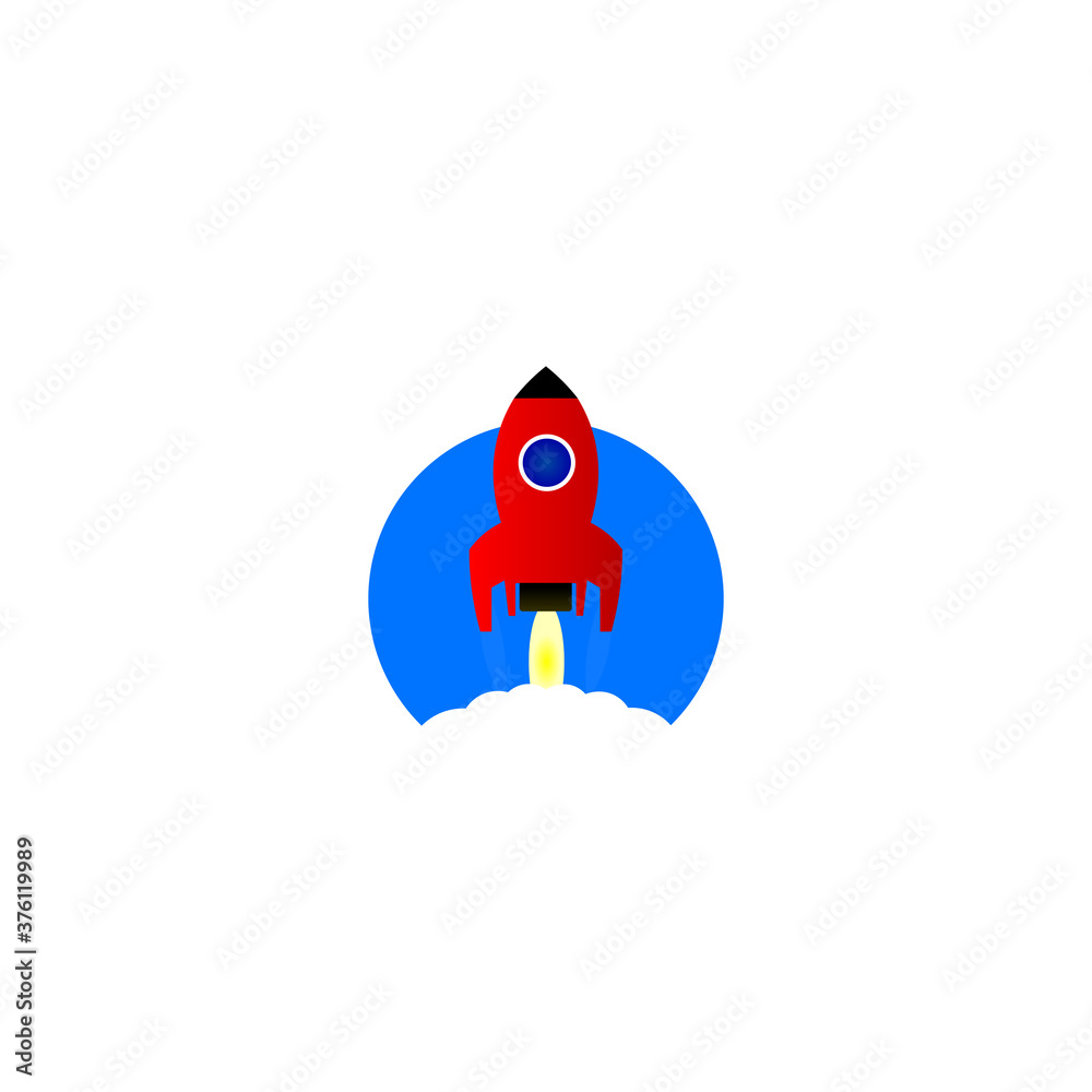 space rocket startup icon. Vector illustration eps 10 space rocket startup icon. Vector illustration eps 10