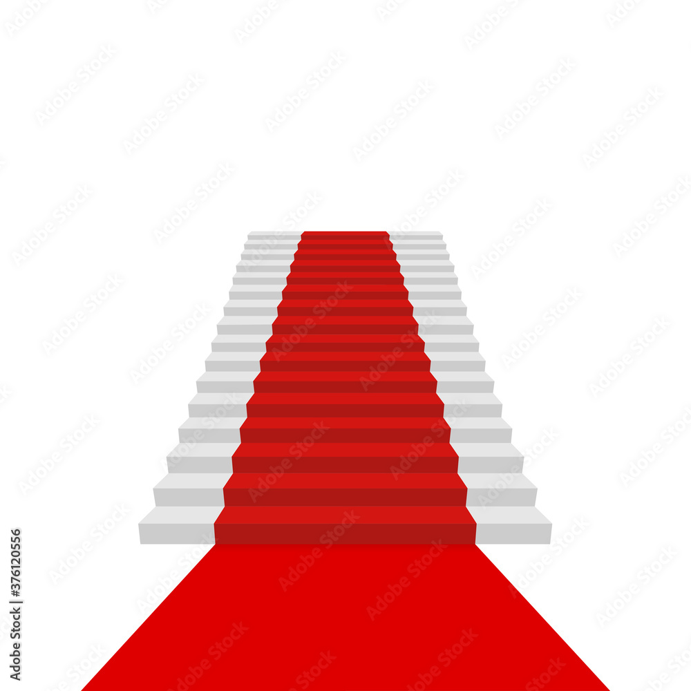 Icon realistic steps and podium. Vector illustration eps 10 Icon realistic steps and podium. Vector illustration eps 10