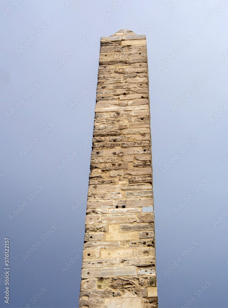 Obelisk in the Hippodrome of constantinople, Istanbul, Turkey.