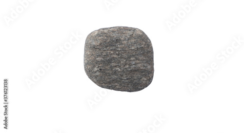 gneiss rock specimen on white background. gneiss is metamorphic rocks.Stone on white background © ธนพล ระวีวรรณ