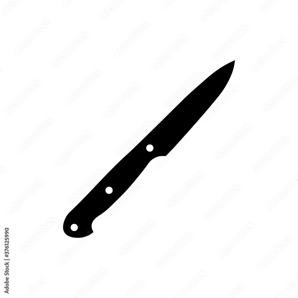 Knife black sign icon. Vector illustration eps 10 Knife black sign icon. Vector illustration eps 10