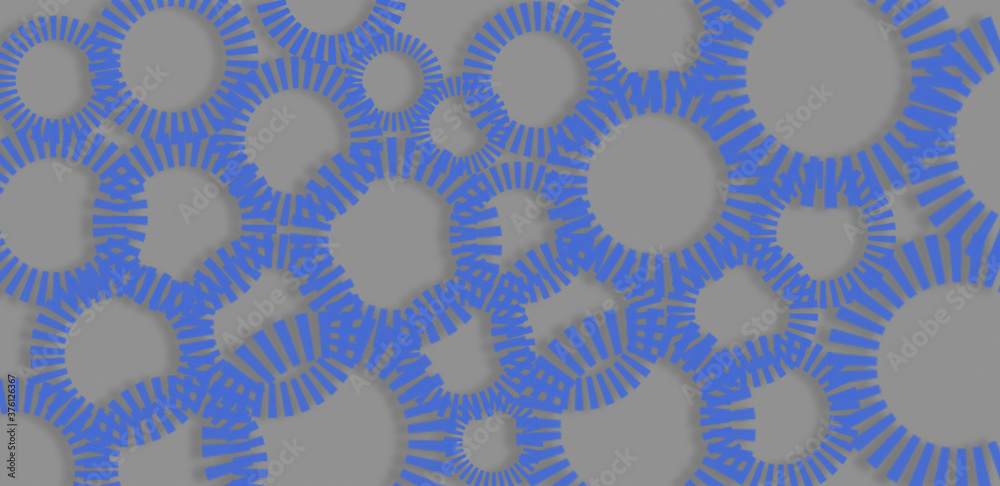 Abstract blue pattern rounded shapes design. Abstract blue pattern rounded shapes design.