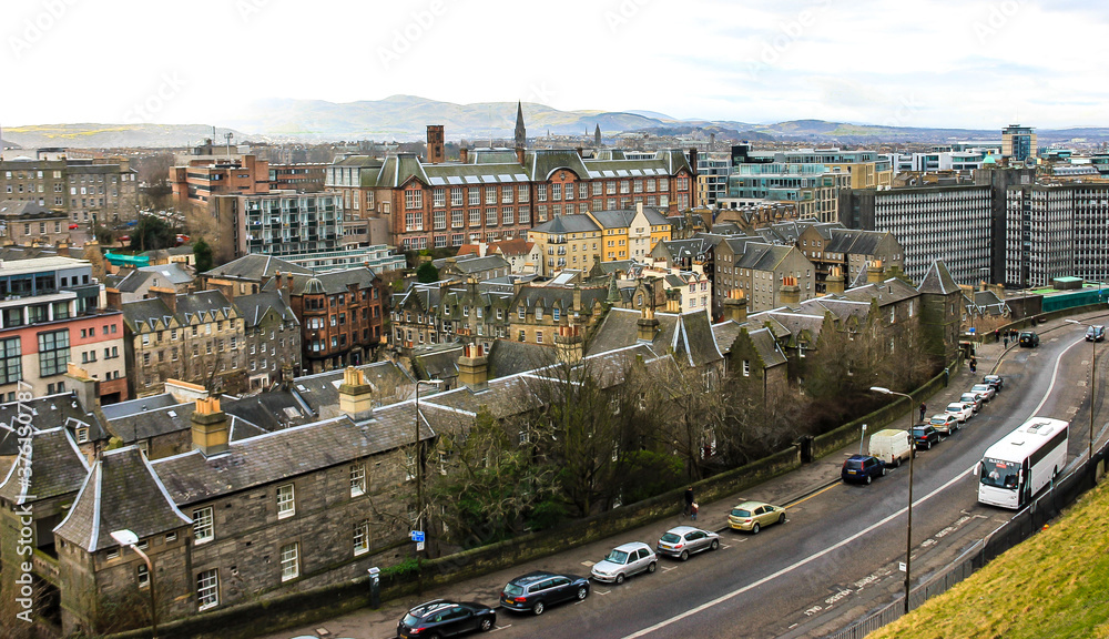 Fototapeta premium Edinburgh, Scotland. Architecture of the city.